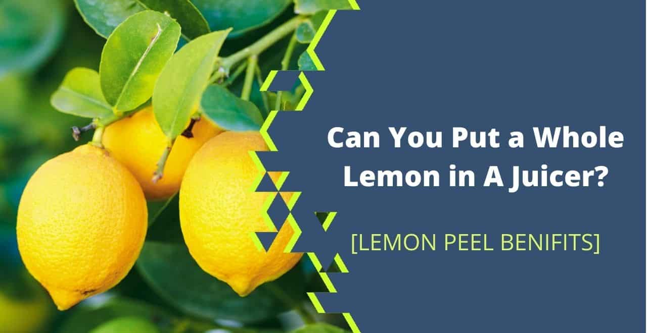 Can You Put a Whole Lemon in A Juicer? [Pros+Cons of Lemon Peel]