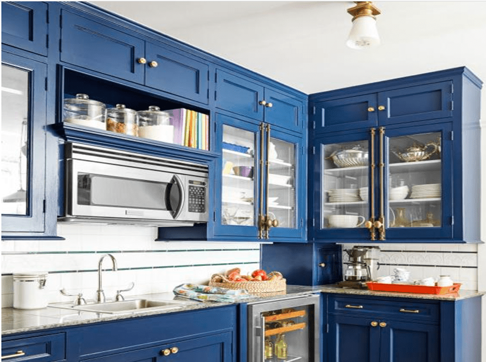 painted cabinets