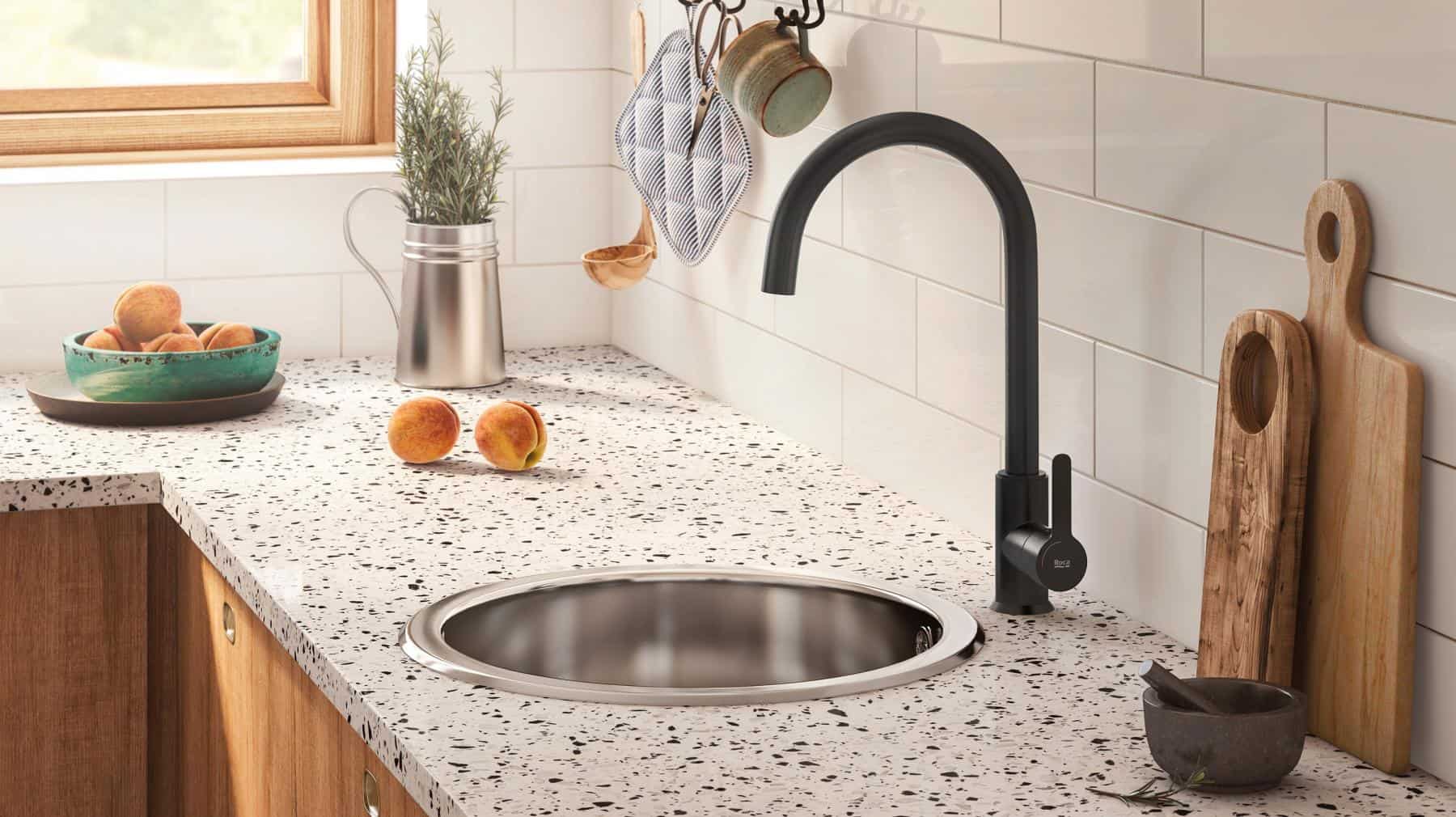 16 Types of Kitchen Faucets Explained [With Pros + Cons]