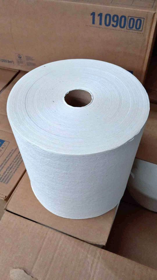 white toilet paper